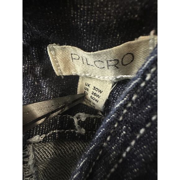 Anthropologie x Pilcro Seamed V-Neck Denim Dress Women's Anthro Plus Size 26W 26 - Picture 8 of 16